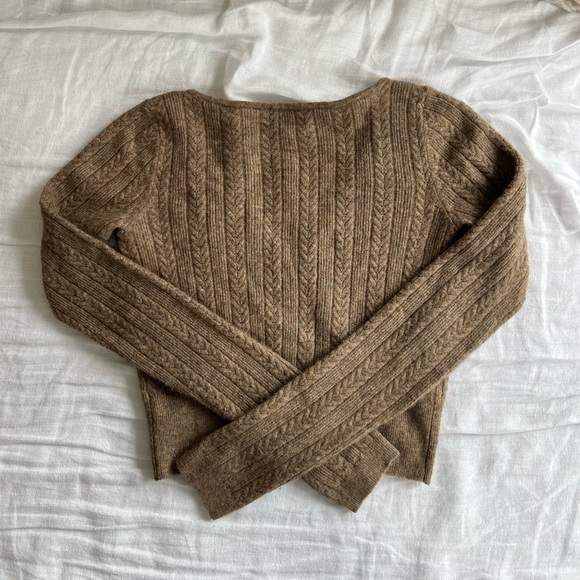 Wilfred Santorini Cardigan, Heather Cognac - Picture 5 of 8